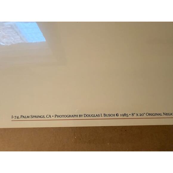 Douglas I. Busch Palm Springs, CA Collotype Print Poster Signed - Picture 5 of 7